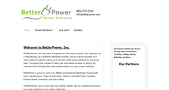 Desktop Screenshot of betterpower.com